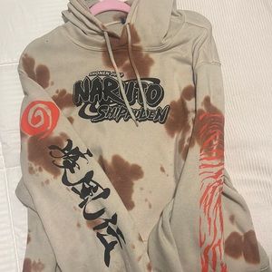 Oversized Tie Dye Naruto Hoodie